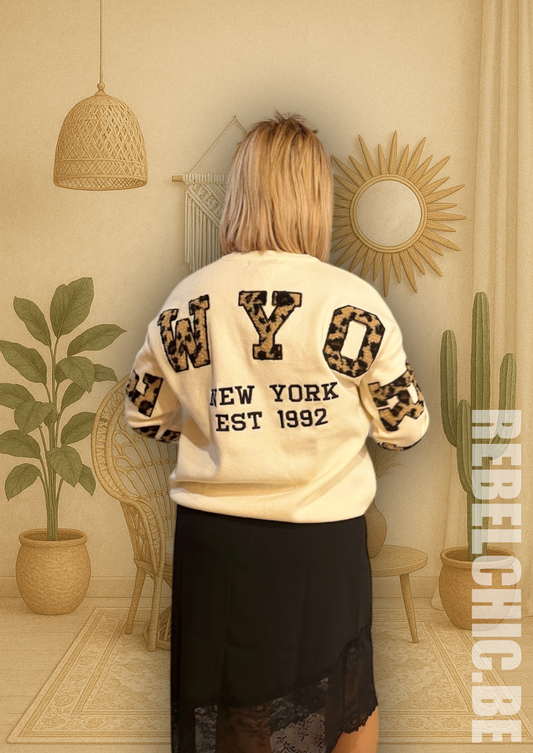 Pull Faustine beige