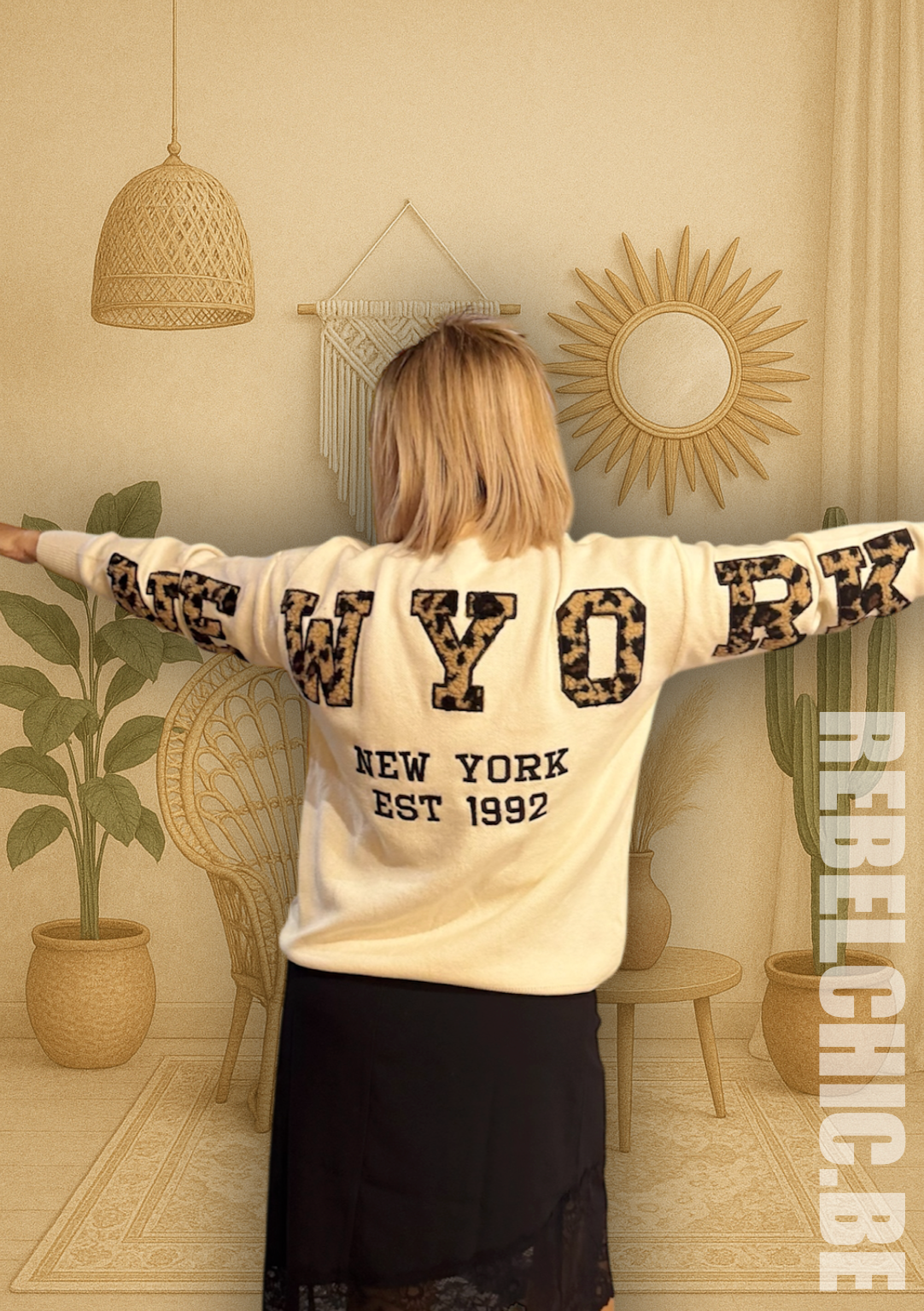 Pull Faustine beige