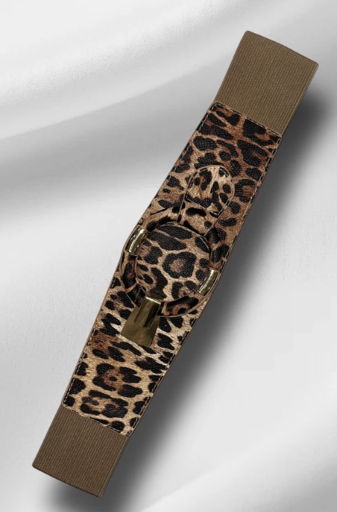 Ceinture georgina leopard