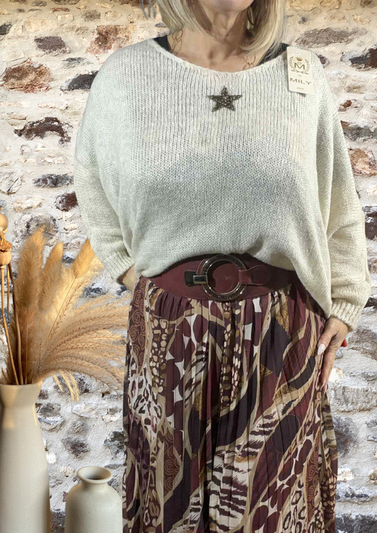 Pull Laurence crème