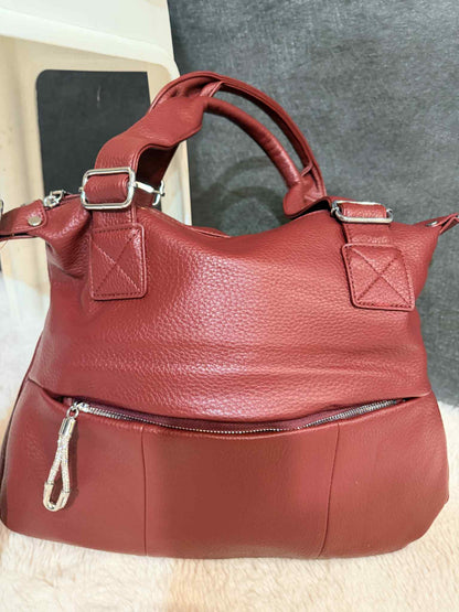 Le sac Lilou bordeaux