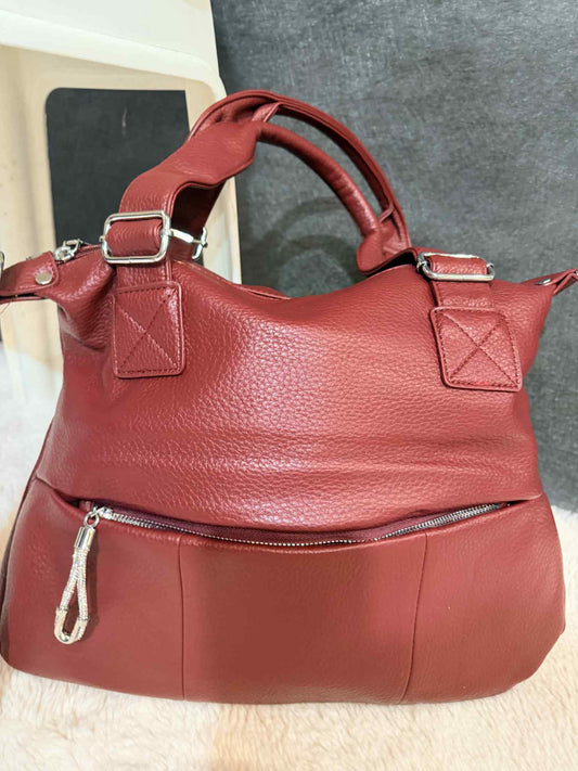 Le sac Lilou bordeaux