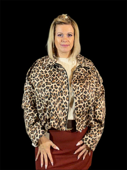 veste suédine léopard germaine