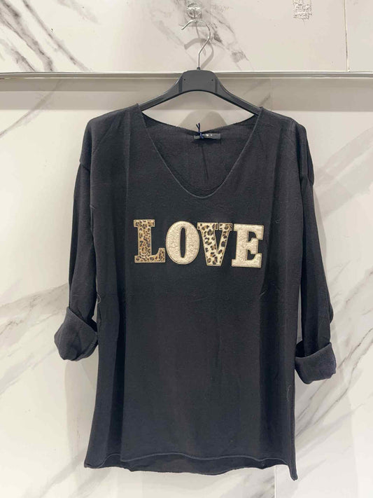 T-shirt manche longue love