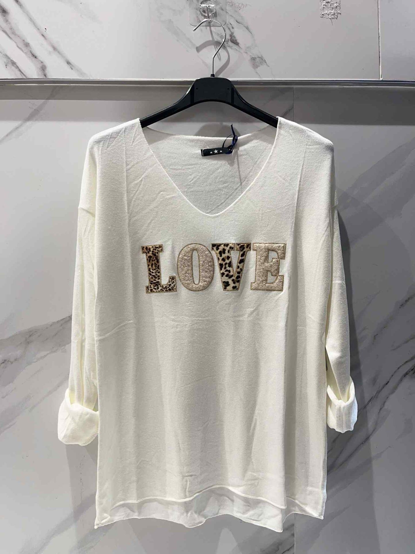 T-shirt manche longue love